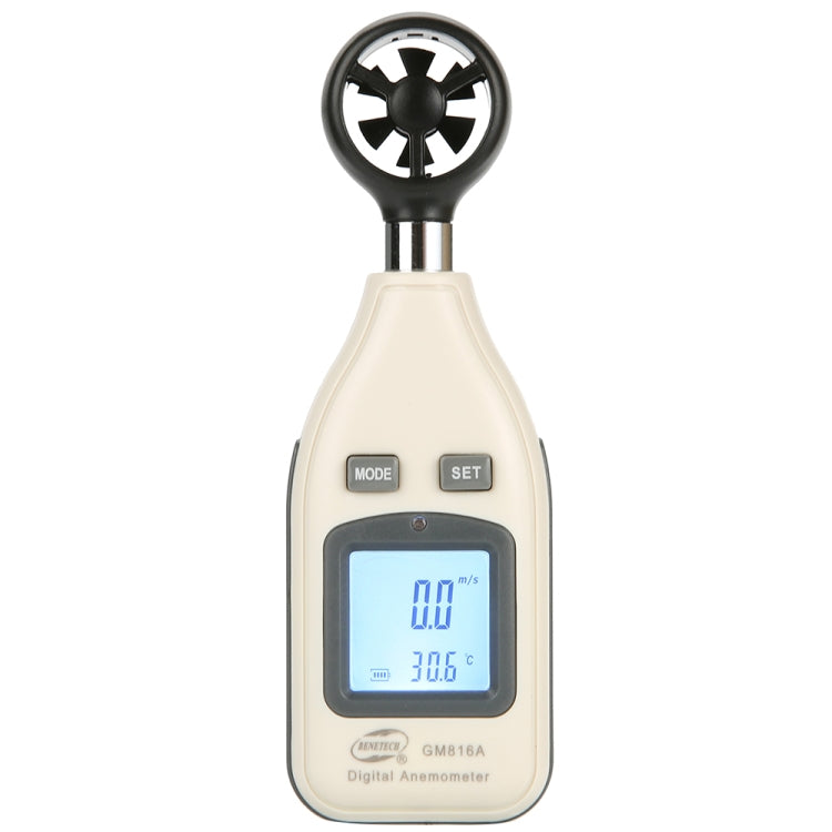 BENETECH Digital Electronic Anemometer (GM816A)(White) - Tachometers & Anemometer by BENETECH | Online Shopping South Africa | PMC TechLife | Buy Now Pay Later Mobicred