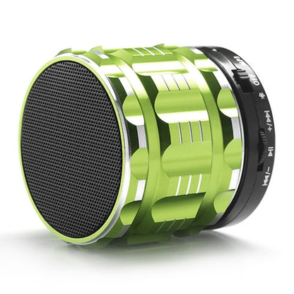 S28 Metal Mobile Bluetooth Stereo Portable Speaker with Hands-free Call Function(Green) - Desktop Speaker by PMC Jewellery | Online Shopping South Africa | PMC Jewellery