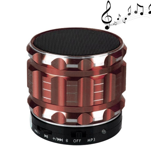 S28 Metal Mobile Bluetooth Stereo Portable Speaker with Hands-free Call Function(Brown) - Desktop Speaker by PMC TechLife | Online Shopping South Africa | PMC TechLife