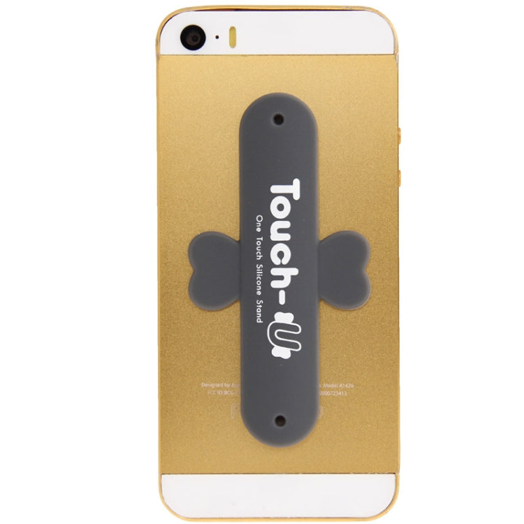 100 PCS Touch-u One Touch Universal Silicone Stand Holder(Grey) - Desktop Holder by PMC TechLife | Online Shopping South Africa | PMC TechLife