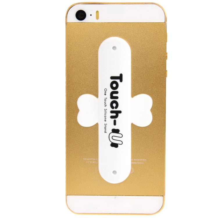 100 PCS Touch-u One Touch Universal Silicone Stand Holder(White) - free shipping - PMC TechLife - Order now!