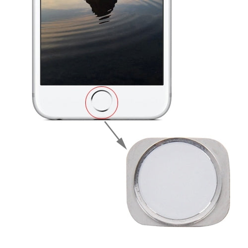 Home Button for iPhone 6s Plus(Silver) - iPhone 6S/6S Plus Parts by PMC TechLife | Online Shopping South Africa | PMC TechLife