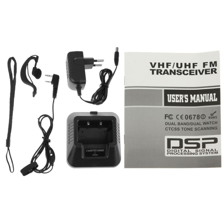 BAOFENG UV-5R Professional Dual Band Transceiver FM Two Way Radio Walkie Talkie Transmitter(Black) - free shipping - PMC TechLife - Order now!