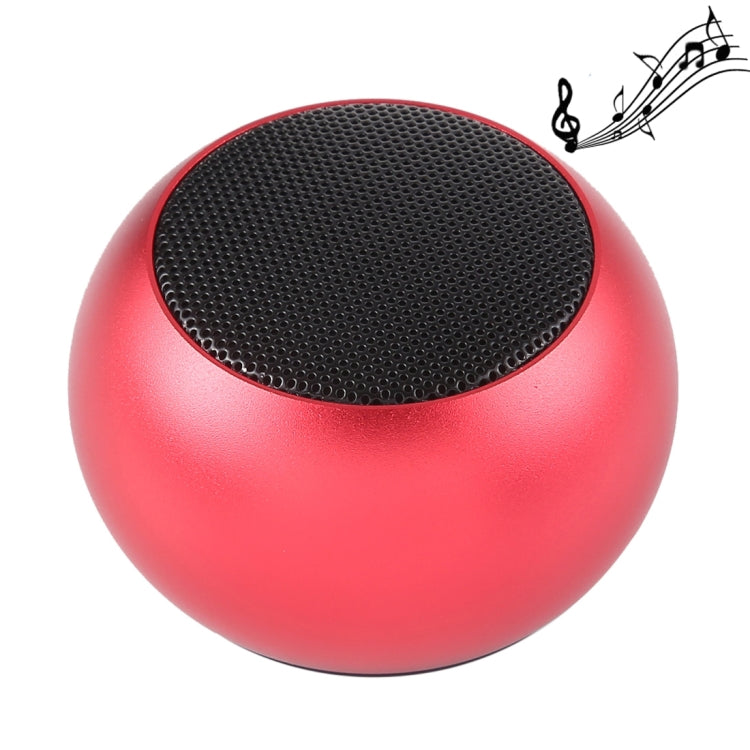 Mini Metal Wireless Bluetooth Speaker,  Hands-free, LED Indicator(Red) - Desktop Speaker by PMC TechLife | Online Shopping South Africa | PMC TechLife