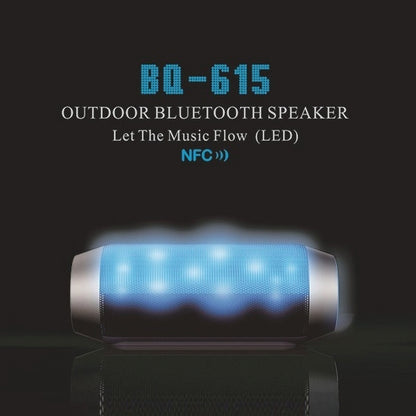 AEC BQ-615 Pulse Portable Bluetooth Streaming Speaker with Built-in LED Light Show & Mic, For iPhone, Galaxy, Sony, Lenovo, HTC, Huawei, Google, LG, Xiaomi, other Smartphones and all Bluetooth Devices(Black) - Desktop Speaker by AEC | Online Shopping South Africa | PMC Jewellery | Buy Now Pay Later Mobicred