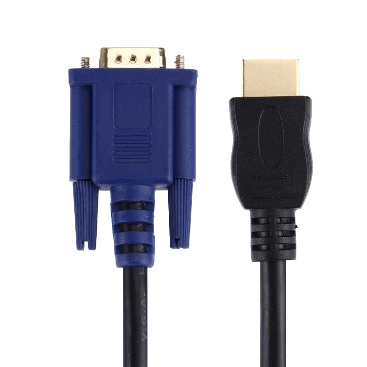 HDMI Male to VGA Male 15PIN Video Cable(Black) - Cable by PMC Jewellery | Online Shopping South Africa | PMC Jewellery