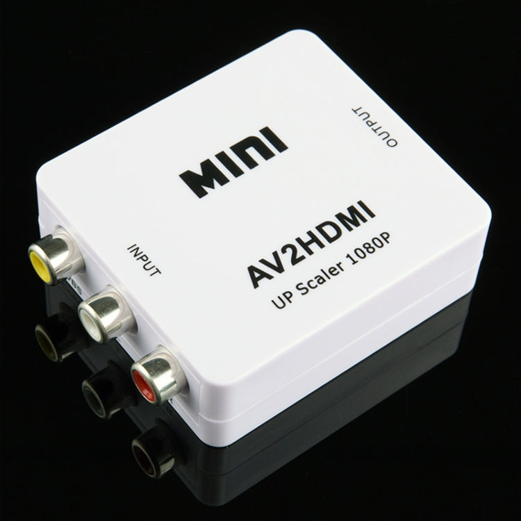 Mini CVBS/L+R Audio to HDMI Converter Adapter - Converter by PMC TechLife | Online Shopping South Africa | PMC TechLife