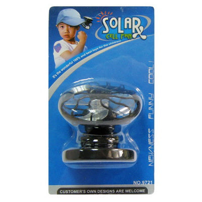 Mini Portable Clip-on Solar Power Cell Travel Cooling Cool Fan(Black) - Others by PMC Jewellery | Online Shopping South Africa | PMC Jewellery