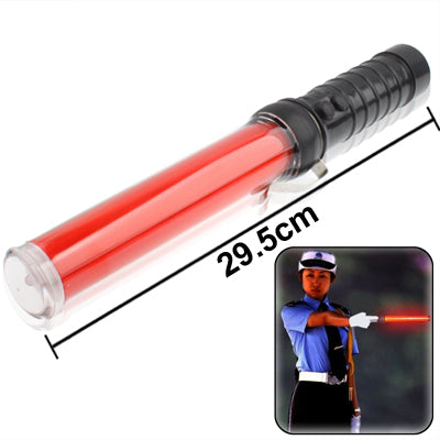 Safety Traffic 3-Mode Control Red LED Baton with Flashlight, Length: 29.5cm(Red) - Warning Lights by PMC TechLife | Online Shopping South Africa | PMC TechLife