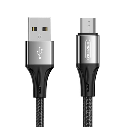 JOYROOM S-0230N1 N1 Series 0.2m 3A USB to Micro USB Data Sync Charge Cable(Black) - Micro USB Cable by JOYROOM | Online Shopping South Africa | PMC Jewellery