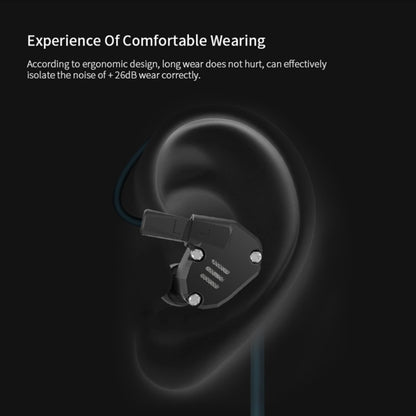 KZ ZS6 3.5mm Plug Hanging Ear Sports Design In-Ear Style Wire Control Earphone, Cable Length: 1.2m (Green) - In Ear Wired Earphone by KZ | Online Shopping South Africa | PMC Jewellery