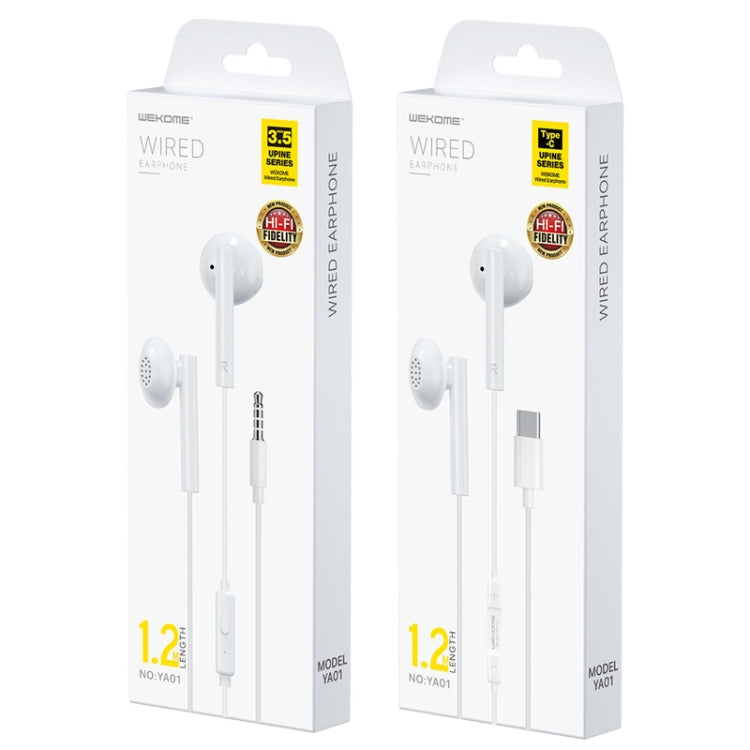 WK YA01 3.5mm In-Ear Wired Earphone, Length: 1.2m - In Ear Wired Earphone by WK | Online Shopping South Africa | PMC Jewellery