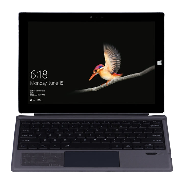 1089D-C For Microsoft Surface pro3 / pro4 / pro 2017 / pro6 / pro7 Universal Magnetic Adsorption Bluetooth 3.0 Keyboard Holster with Colorful Backlight - Others Keyboard by PMC TechLife | Online Shopping South Africa | PMC TechLife | Buy Now Pay Later Mobicred