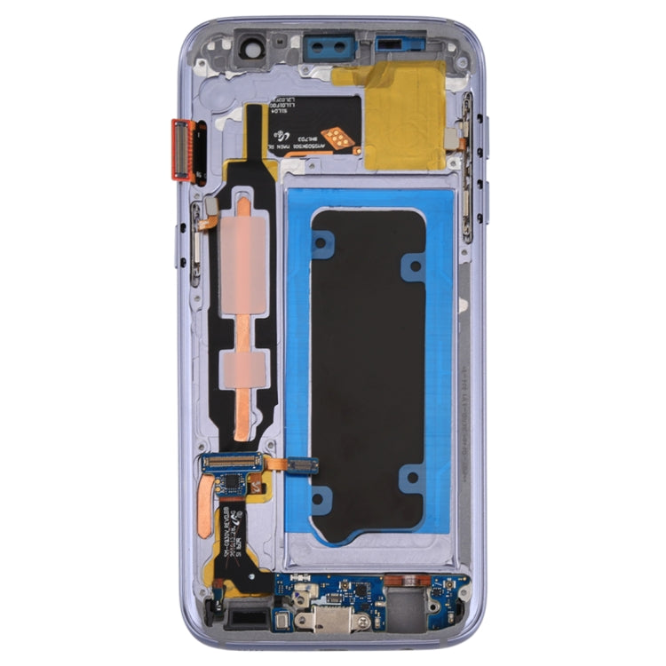 OLED LCD Screen for Galaxy S7 / G930V Digitizer Full Assembly with Frame (Grey) - LCD Screen by PMC Jewellery | Online Shopping South Africa | PMC Jewellery