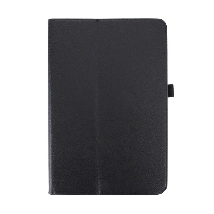 For Galaxy Tab A 10.1 (2016) / P585 Litchi Texture Horizontal Flip Leather Case with Holder(Black) - Tab A 10.1 by PMC TechLife | Online Shopping South Africa | PMC TechLife | Buy Now Pay Later Mobicred