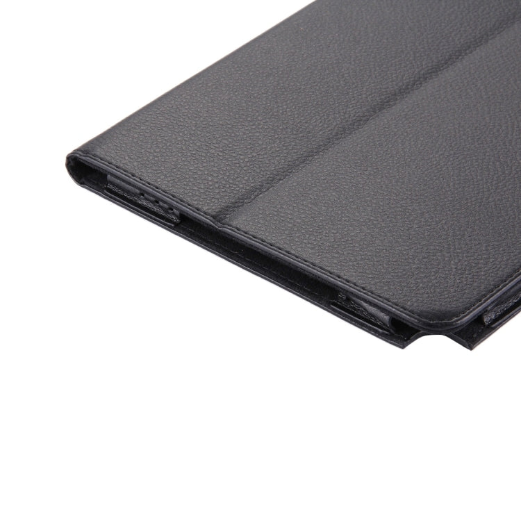 For Galaxy Tab A 10.1 (2016) / P585 Litchi Texture Horizontal Flip Leather Case with Holder(Black) - Tab A 10.1 by PMC TechLife | Online Shopping South Africa | PMC TechLife | Buy Now Pay Later Mobicred