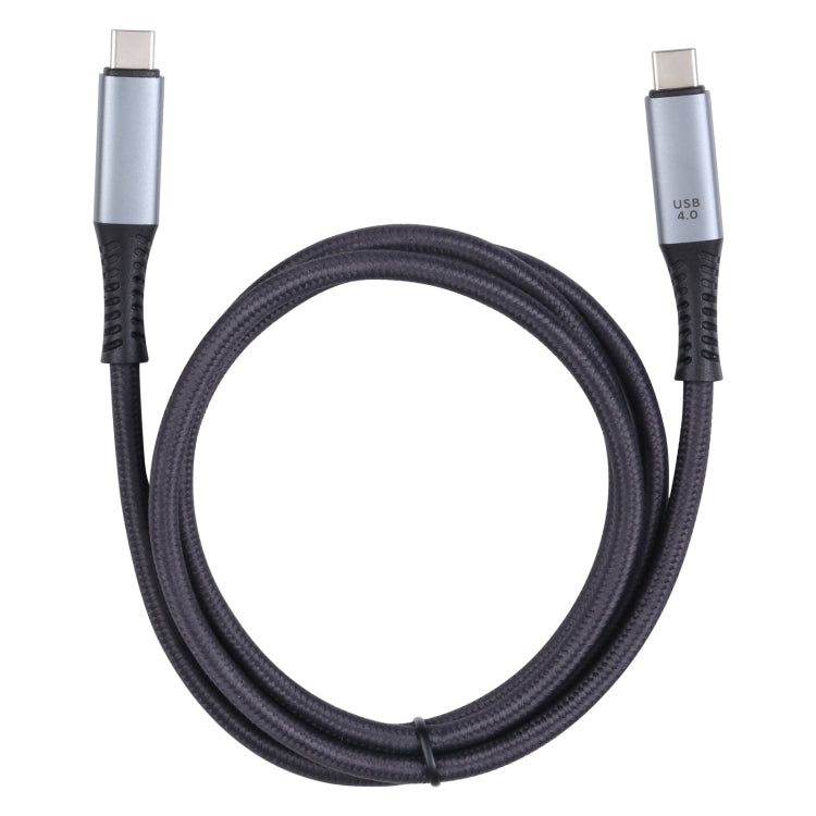 40Gbps 8K USB-C/Type-C to USB-C/Type-C Digital Video Cable Compatible with USB 4, Length: 1m (Black) - Video & Audio Cable by PMC Jewellery | Online Shopping South Africa | PMC Jewellery