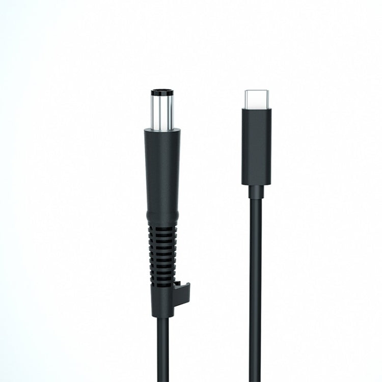 USB-C / Type-C to 7.4 x 0.6mm Laptop Power Charging Cable, Cable Length: about 1.5m(Black) - For HP by PMC TechLife | Online Shopping South Africa | PMC TechLife