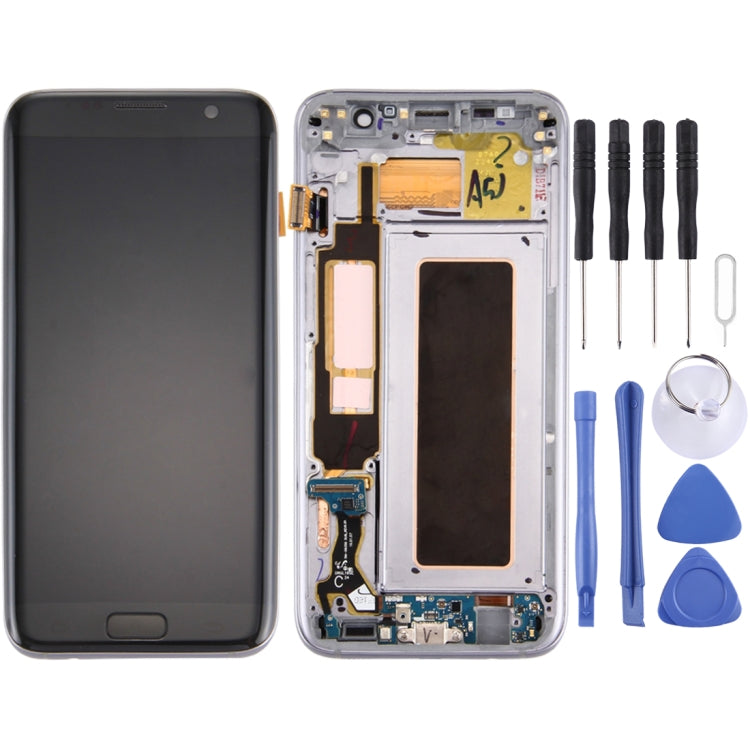 Original LCD Screen and Digitizer Full Assembly with Frame & Charging Port Board & Volume Button & Power Button for Galaxy S7 Edge / G935F(Black) - LCD Screen by PMC Jewellery | Online Shopping South Africa | PMC Jewellery