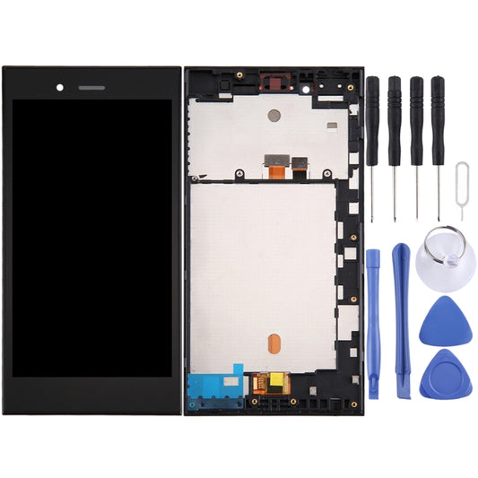 Original LCD Screen for BlackBerry Z3 Digitizer Full Assembly with Frame(Black) - For BlackBerry by PMC Jewellery | Online Shopping South Africa | PMC Jewellery