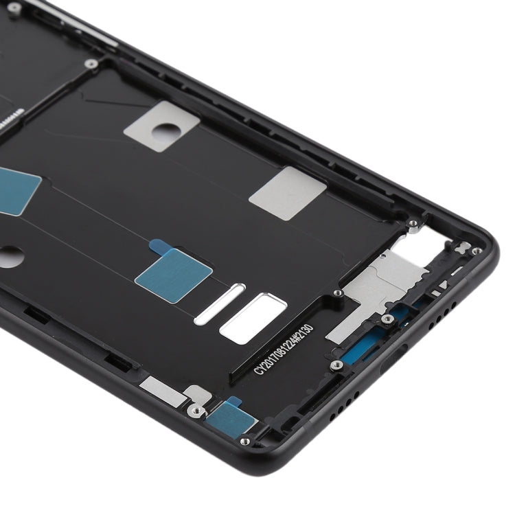 Middle Frame Bezel with Side Keys for Xiaomi Mi Mix2 (Black) - Frame Bezel Plate by PMC TechLife | Online Shopping South Africa | PMC TechLife