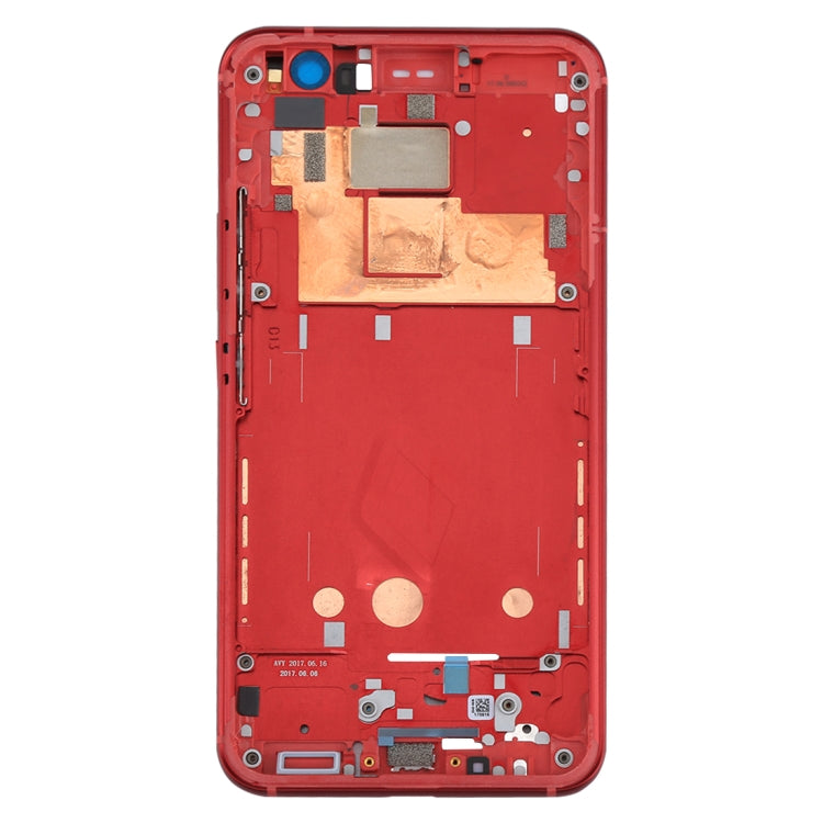 Front Housing LCD Frame Bezel Plate for HTC U11(Red) - Full Housing Cover by PMC Jewellery | Online Shopping South Africa | PMC Jewellery