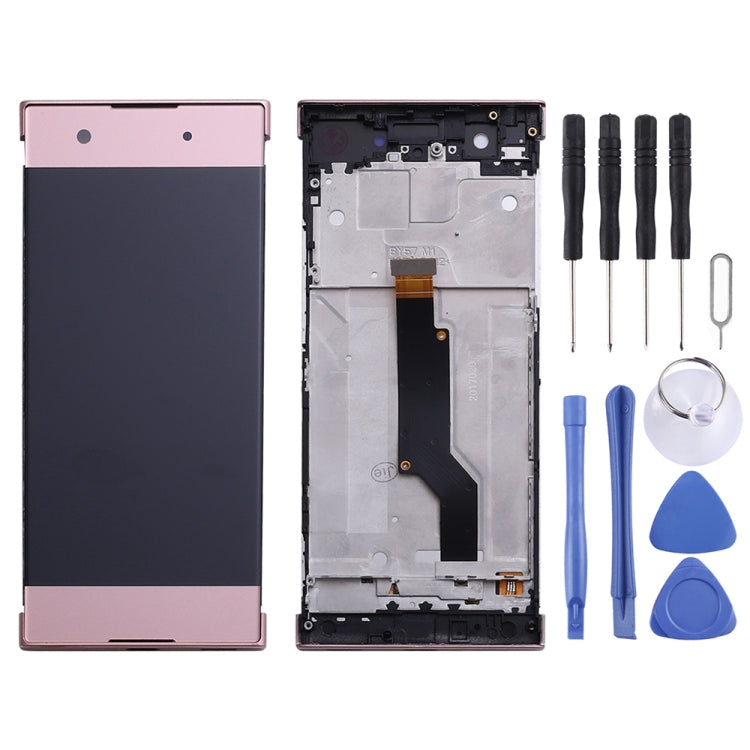 OEM LCD Screen for Sony Xperia XA1 G3112 G3116 G3121 Digitizer Full Assembly with Frame(Pink) - LCD Screen by PMC Jewellery | Online Shopping South Africa | PMC Jewellery