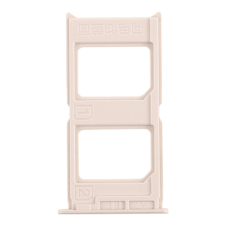 For Vivo V3 2 x SIM Card Tray (Gold) - Card Tray by PMC TechLife | Online Shopping South Africa | PMC TechLife | Buy Now Pay Later Mobicred