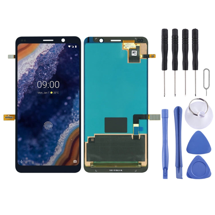 Original LCD Screen for Nokia 9 PureView with Digitizer Full Assembly(Black) - free shipping - PMC TechLife - Order now!