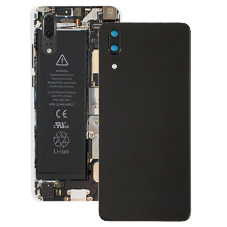 Back Cover with Camera Lens (Original) for Huawei P20(Black) - free shipping - PMC TechLife - Order now!