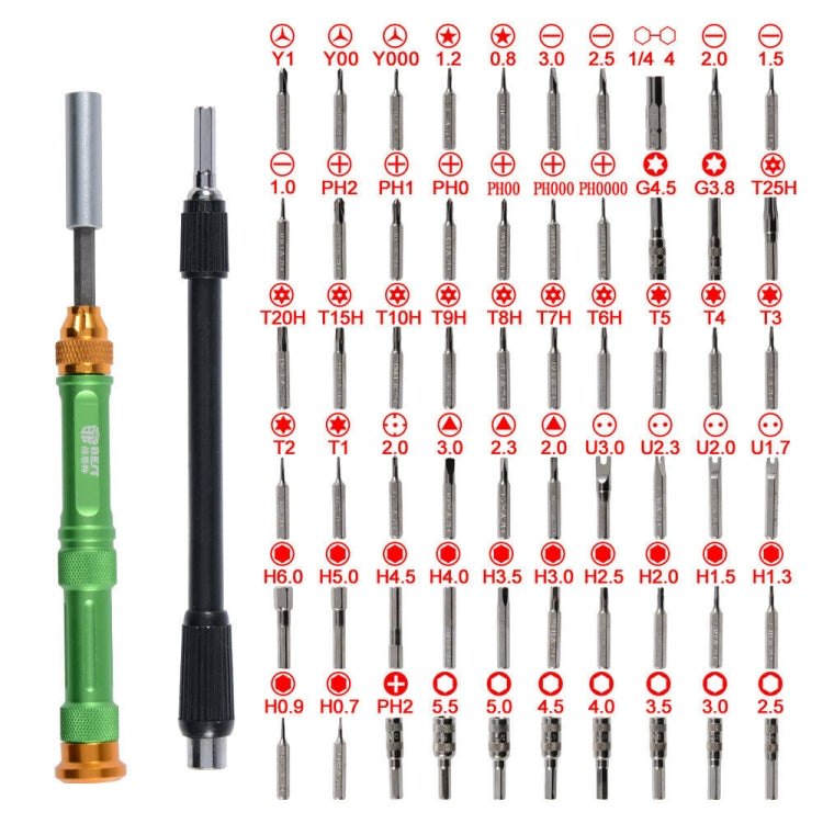 BEST BST-8928 Screwdriver Magnetic Bit Driver Kit 63 in 1 Professional Screwdrivers Set - Screwdriver Set by BEST | Online Shopping South Africa | PMC Jewellery | Buy Now Pay Later Mobicred