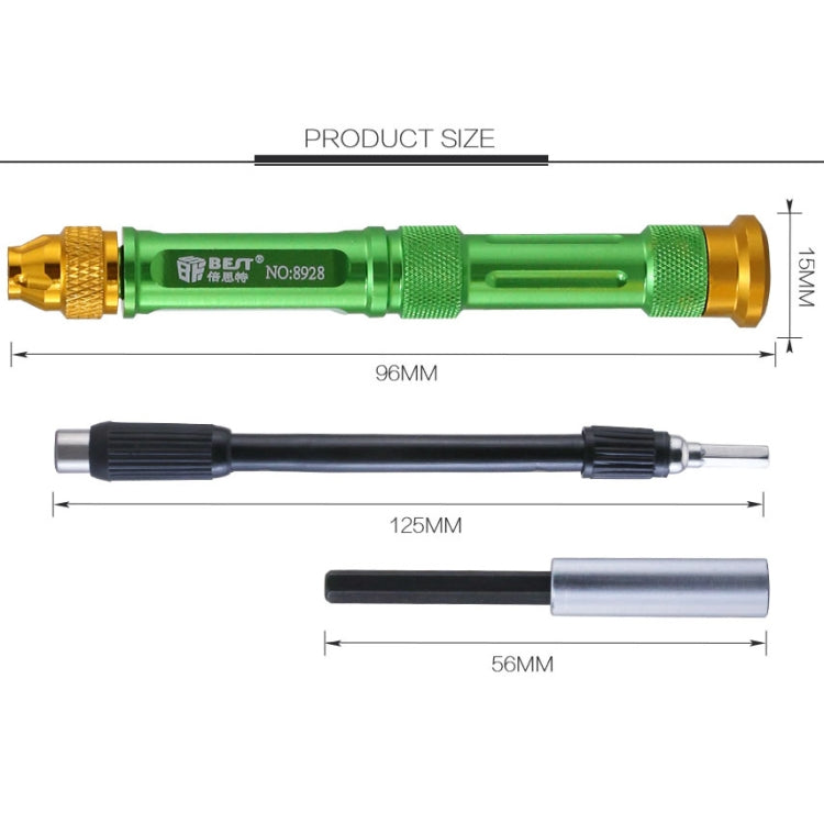 BEST BST-8928 Screwdriver Magnetic Bit Driver Kit 63 in 1 Professional Screwdrivers Set - Screwdriver Set by BEST | Online Shopping South Africa | PMC Jewellery | Buy Now Pay Later Mobicred