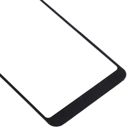 Front Screen Outer Glass Lens for Google Pixel 3a(Black) - Outer Glass Lens by PMC Jewellery | Online Shopping South Africa | PMC Jewellery