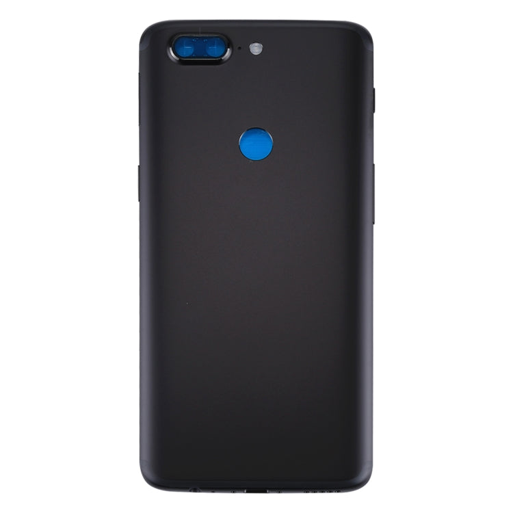 For OnePlus 5T Back Cover (Black) - Back Cover by PMC TechLife | Online Shopping South Africa | PMC TechLife