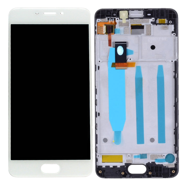 TFT LCD Screen for Meizu M6 M711H M711Q Digitizer Full Assembly with Frame(White) - LCD Screen by PMC Jewellery | Online Shopping South Africa | PMC Jewellery