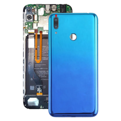 Original Battery Back Cover with Camera Lens & Side Keys for Huawei Y7 Prime (2019)(Blue) - Back Cover by PMC Jewellery | Online Shopping South Africa | PMC Jewellery