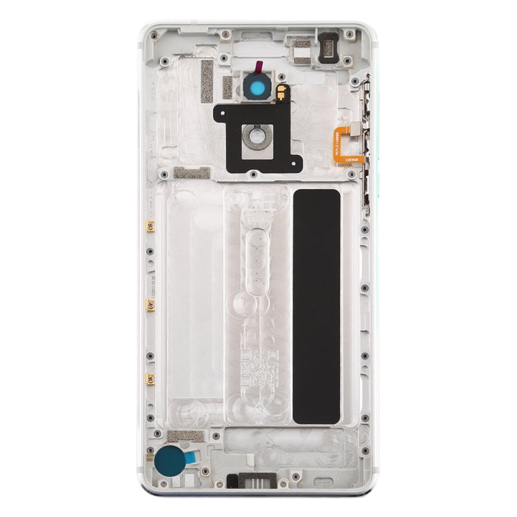 Battery Back Cover with Camera Lens & Side Keys for Nokia 6 TA-1000 TA-1003 TA-1021 TA-1025 TA-1033 TA-1039(White) - Back Cover by PMC Jewellery | Online Shopping South Africa | PMC Jewellery