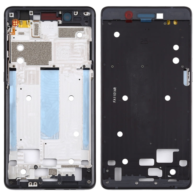 Front Housing LCD Frame Bezel Plate for Nokia 7 TA-1041 (Black) - Full Housing Cover by PMC TechLife | Online Shopping South Africa | PMC TechLife