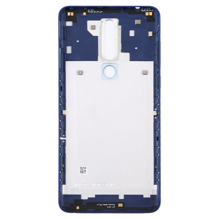 Battery Back Cover with Side Keys for Nokia 3.1 Plus(Blue) - Back Cover by PMC TechLife | Online Shopping South Africa | PMC TechLife