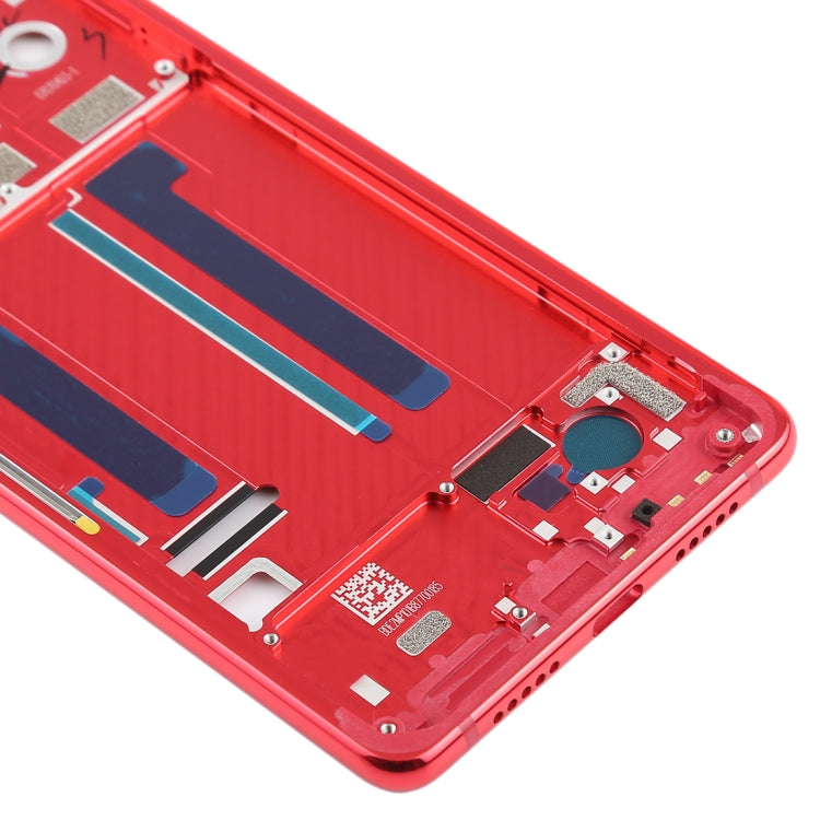 Middle Frame Bezel with Side Keys for Xiaomi Mi 8 SE (Red) - Frame Bezel Plate by PMC TechLife | Online Shopping South Africa | PMC TechLife