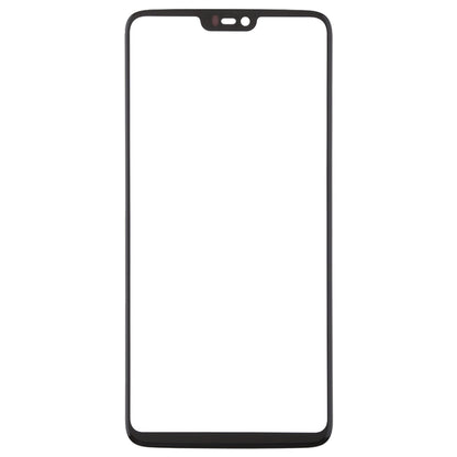 For OnePlus 6 Front Screen Outer Glass Lens (Black) - LCD Related Parts by PMC Jewellery | Online Shopping South Africa | PMC Jewellery