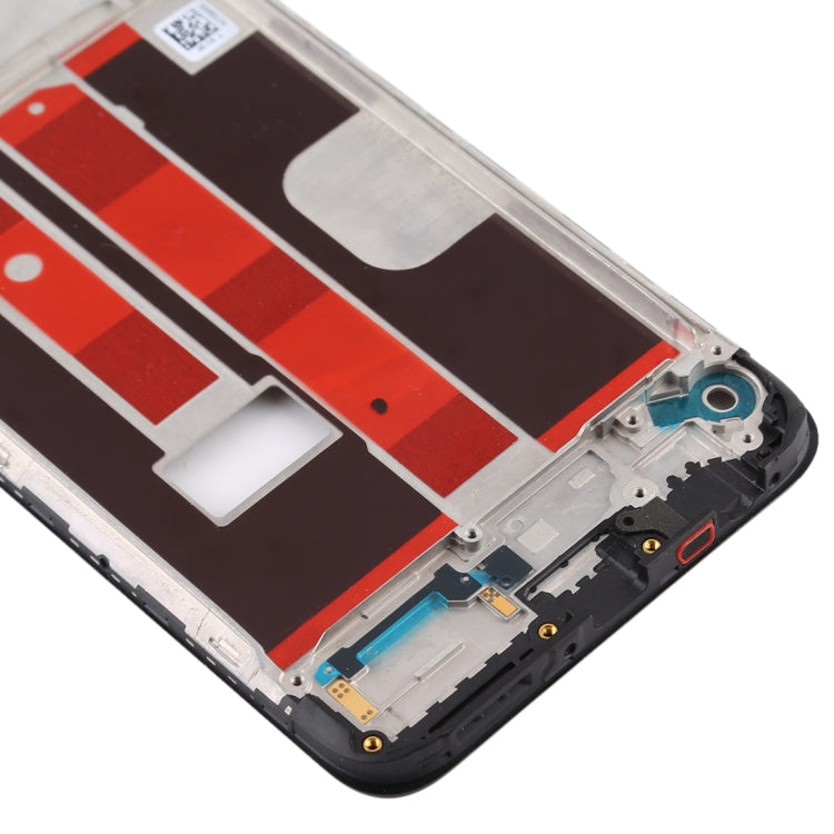 For OPPO A11 Front Housing LCD Frame Bezel Plate (Black) - Frame Bezel Plate by PMC TechLife | Online Shopping South Africa | PMC TechLife