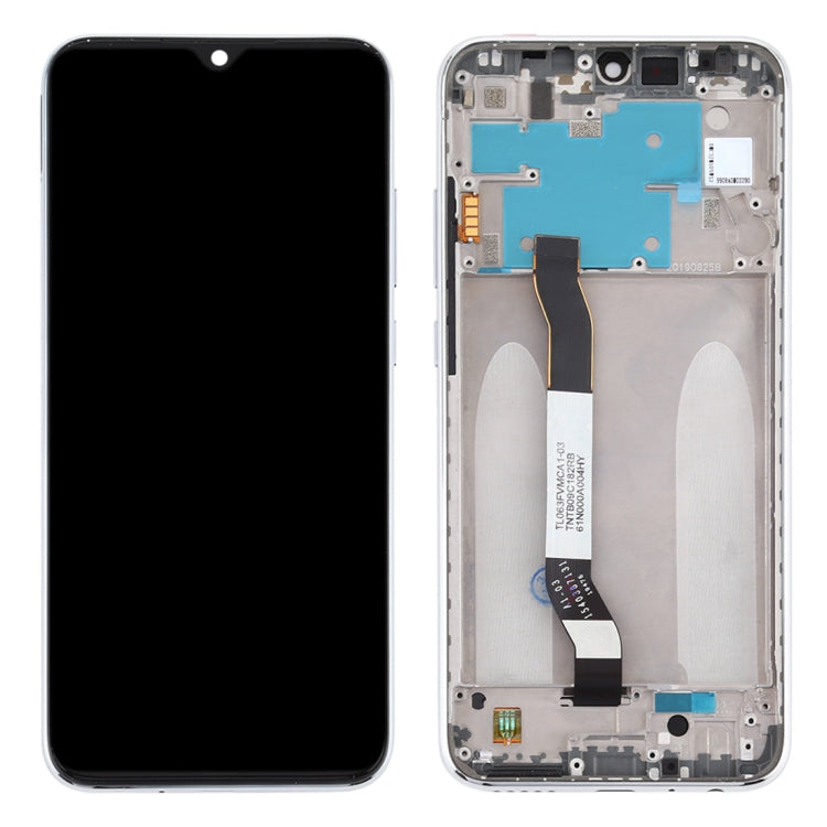 LCD Screen and Digitizer Full Assembly with Frame for Xiaomi Redmi Note 8(Silver) - LCD Screen by PMC Jewellery | Online Shopping South Africa | PMC Jewellery