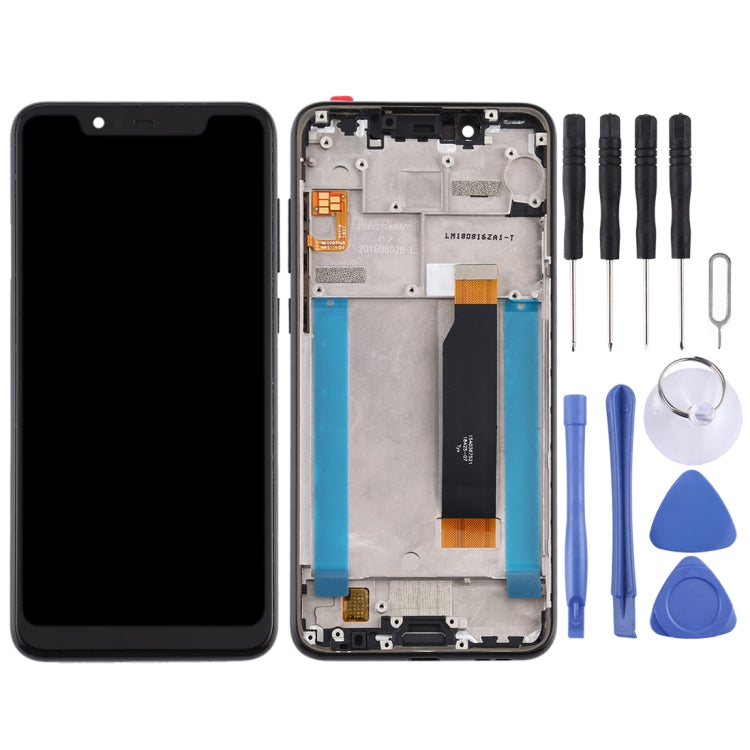 LCD Screen and Digitizer Full Assembly with Frame for Nokia 5.1 Plus / X5 / TA-1102 TA-1105 TA-1108 TA-1109 TA-1112 TA-1120 TA-1199(Black) - LCD Screen by PMC Jewellery | Online Shopping South Africa | PMC Jewellery