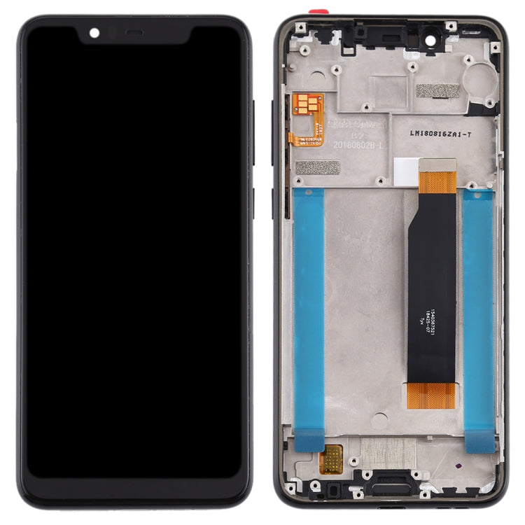 LCD Screen and Digitizer Full Assembly with Frame for Nokia 5.1 Plus / X5 / TA-1102 TA-1105 TA-1108 TA-1109 TA-1112 TA-1120 TA-1199(Black) - LCD Screen by PMC Jewellery | Online Shopping South Africa | PMC Jewellery