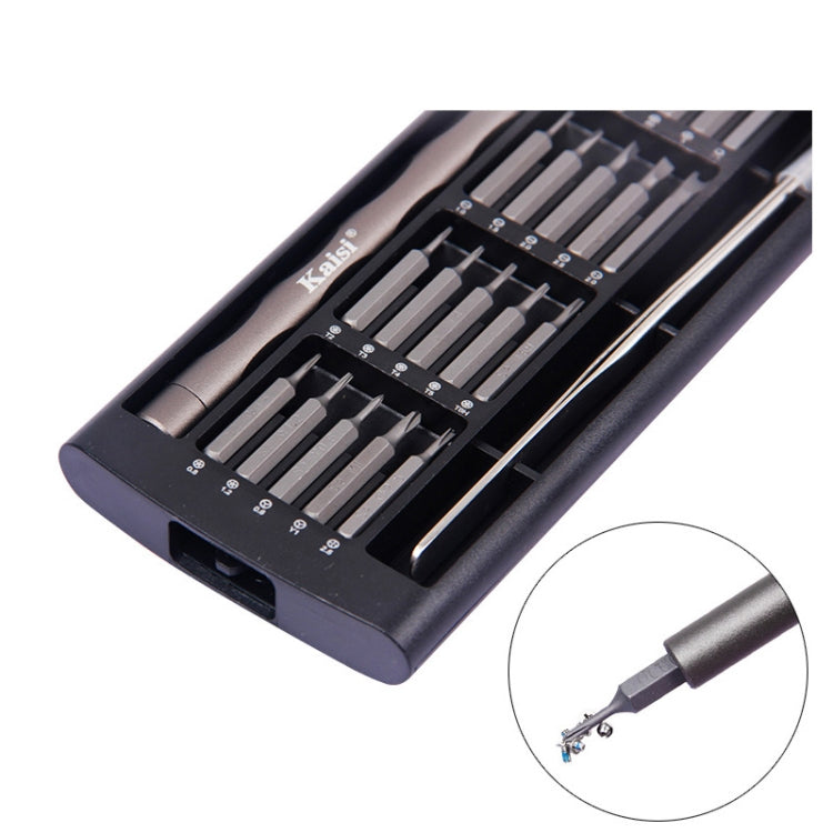 Kaisi K-3022B 22 in1 High Precision Screwdriver Set Magnetic Screwdriver Bits - Screwdriver Set by Kaisi | Online Shopping South Africa | PMC Jewellery