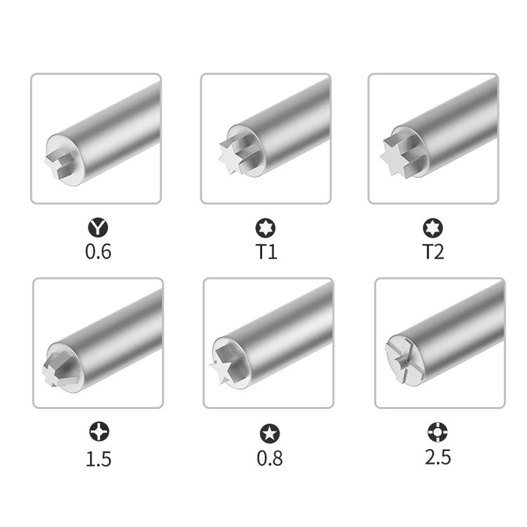 BEST BST-898 6 in 1 3D Screwdriver For Mobile Phone Dismantling - free shipping - PMC TechLife - Order now!