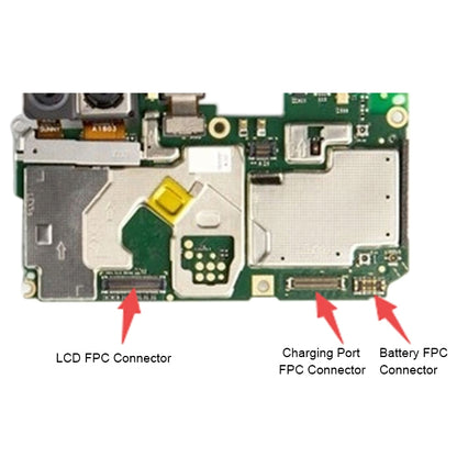 For Huawei P Smart / Enjoy 7S 10PCS Motherboard LCD Display Touch Screen FPC Connector - FPC Connector by PMC Jewellery | Online Shopping South Africa | PMC Jewellery