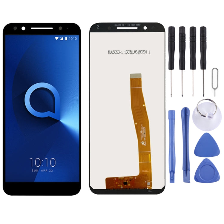 OEM LCD Screen for Alcatel 3 / 5052 / 5052D / 5052Y with Digitizer Full Assembly (Black) - free shipping - PMC TechLife - Order now!