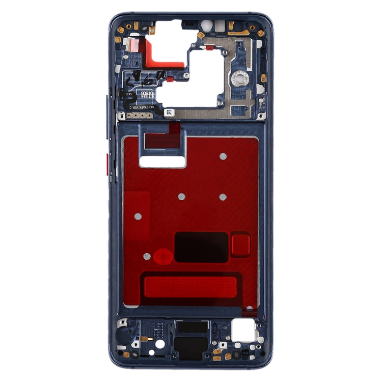Front Housing LCD Frame Bezel Plate with Side Keys for Huawei Mate 20 Pro(Blue) - Full Housing Cover by PMC Jewellery | Online Shopping South Africa | PMC Jewellery